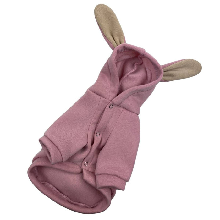 Толстовка Зайчик пудра Y-267