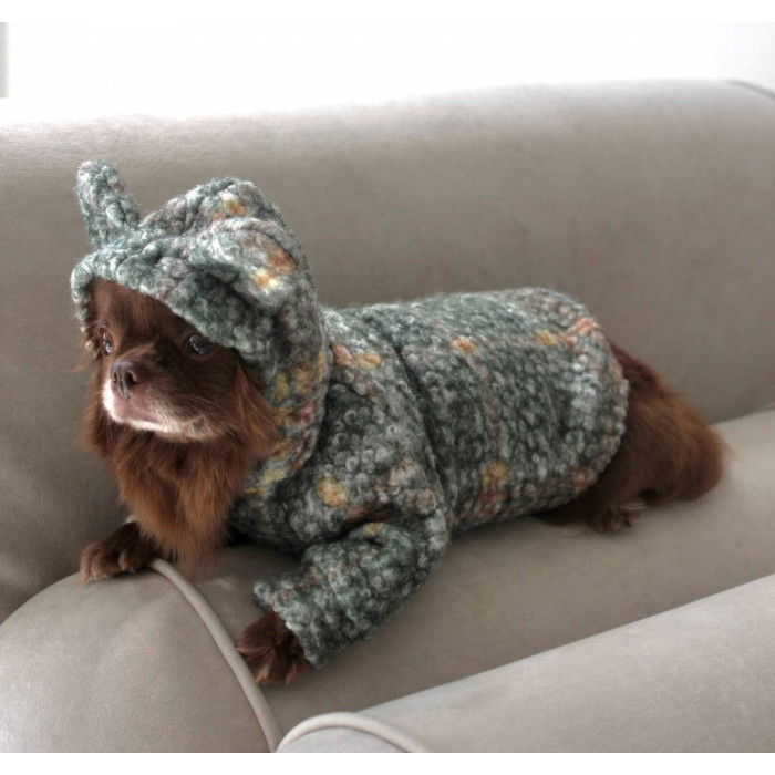 Толстовка для собак барашек клетчатый Y-289