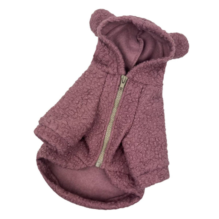 Толстовка для собак барашек пудровая Y-291