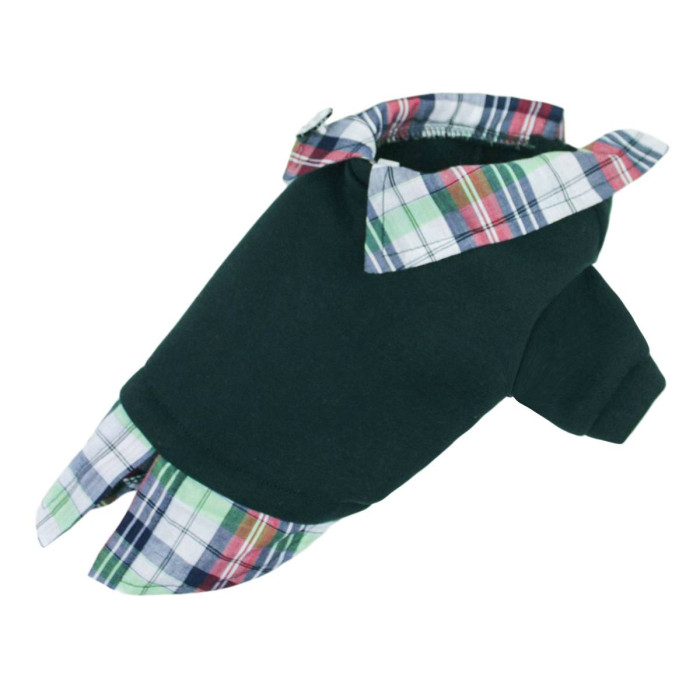 Толстовка с рубашкой изумруд Y-295