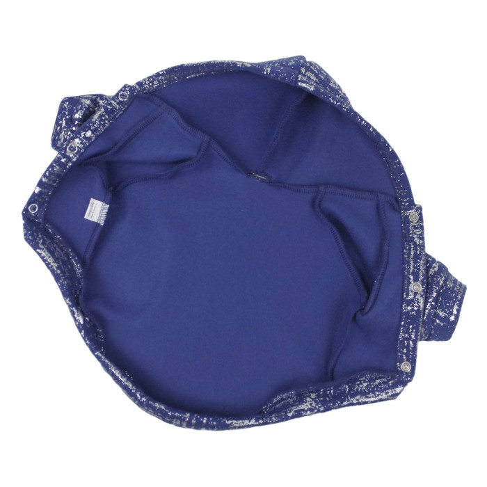 Толстовка с серебром синяя Y-299