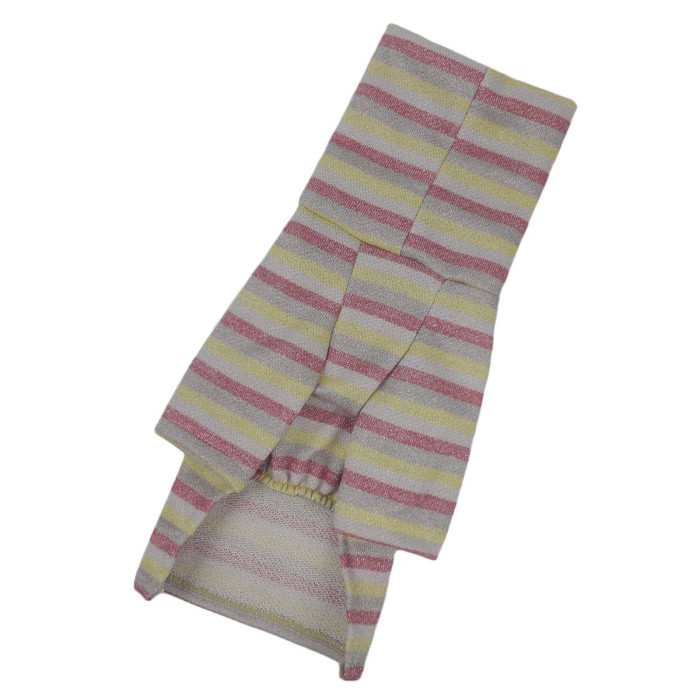 Гольф з люрексом смугастий рожевий Y-301