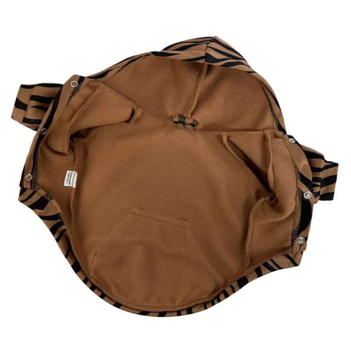 Толстовка кармашек зебра Y-348