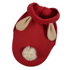 Толстовка Зайчик красная Y-354