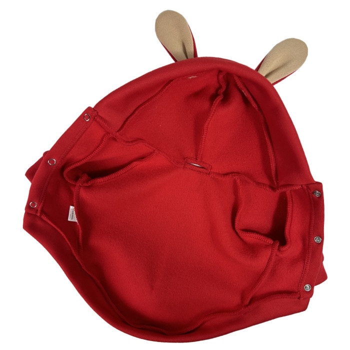 Толстовка Зайчик красная Y-354