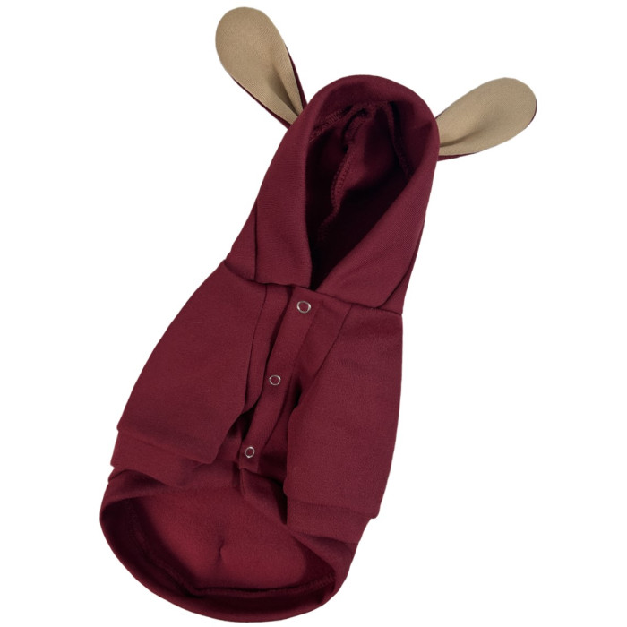 Толстовка Зайчик марсала Y-355