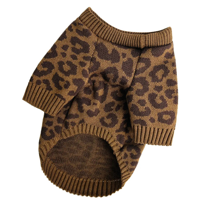 Свитер вязаный Лео шоколад Y-364