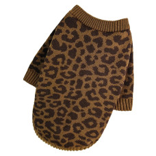 Свитер вязаный Лео шоколад Y-364