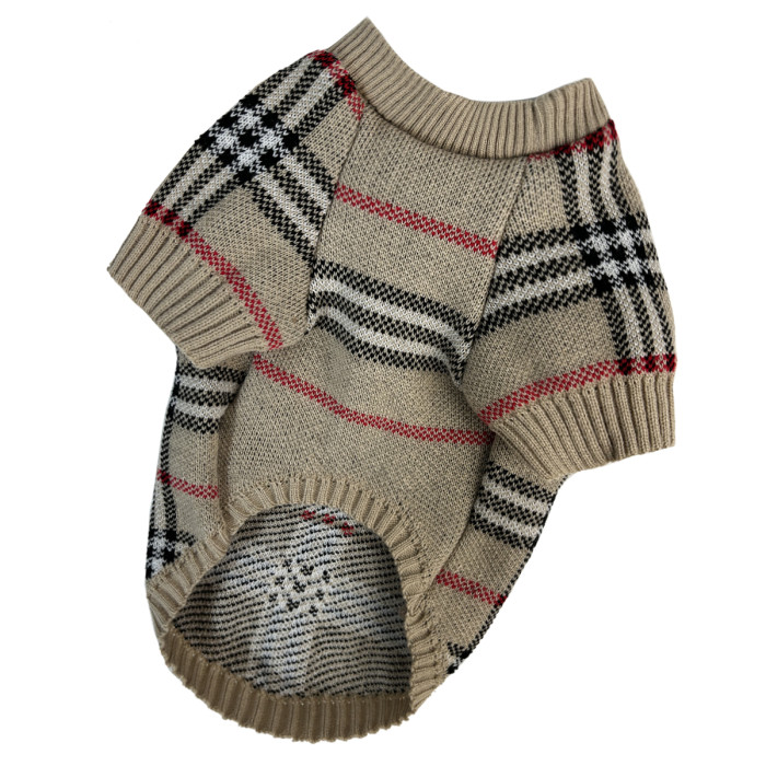 Свитер вязаный Burberry беж Y-365