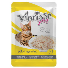 Пауч для котів VIBRISSE JELLY, куряче філе в желе, 70г