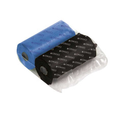 Пакети для собачих фекалій, 2штх20пак, кольорові чорний/синій