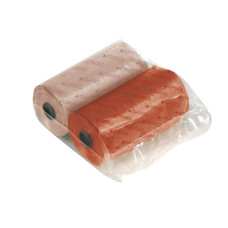 Пакети для собачих фекалій, 2штх20пак, кольорові червоний/рожевий