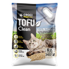 Наполнитель для кошачьего туалета TOFU Clean, 6L