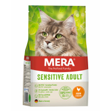 Корм для дорослих котів із чутливим травленням MERA Cats Sensitive Adult Сhicken (Huhn) з куркою, 2 кг