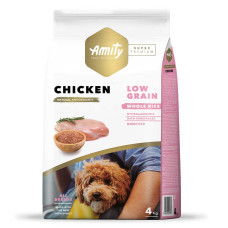 AMITY Super Premium Chicken, сухий корм для дорослих собак, з куркою 4 kg