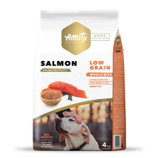Сухий корм AMITY Super Premium Salmon для дорослих собак, з лососем 4 kg