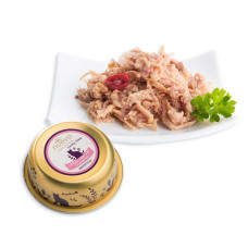 Корм консервований (alu-tray) NUEVO SENSITIVE для чутливих котів, куряче філе з журавлиною, 85г