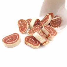 Лакомство "Селянські Смаколики" для собак, роллы с курицей и щепкой, 3, 5-4см, 500г