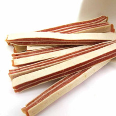 Лакомство "Селянські Смаколики" для собак, сэндвич с курицей и щепкой, 12 см, 500г