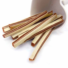 Лакомство "Селянські Смаколики" для собак, сэндвич с уткой и треской, 12см, 500г