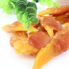 Ласощі "Селянські Смаколики"  для собак, курячі cкибочки на манговій паличці, 5-6 см, 500г