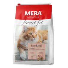 Корм для стерилізованих котів MERA finest fit Sterilized, із свіжим м'ясом птиці і журавлиною, 4 кг
