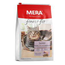 Корм для котів похилого віку (8 + ) MERA finest fit Senior із свіжим м'ясом птиці та лісовими ягодами, 400 г