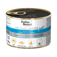 Корм консервований Dolina Noteci Premium для цуценят, юніорів собак маленьких порід з рубцем ягнятини,  185 г