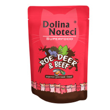 Пауч Dolina Noteci Superfood для кошек с косулей и говядиной, 85г
