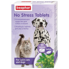 Успокаивающие таблетки Beaphar No Stress Tablets для собак и кошек, 20 табл. (упаковка)