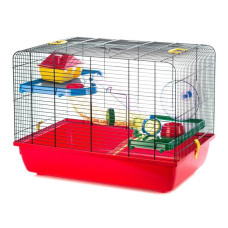 Клетка для грызунов JERRY 2 с трубой, 58х38х43см