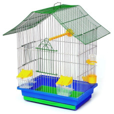 Клетка для птиц ЛОРИ Шанхай, краска, 33х23х40 см