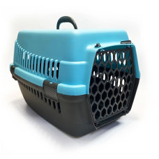 Пластиковая переноска для собак и котов 48х31х31 (до 5кг), мультиколор