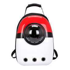 Рюкзак пластиковый иллюминатор, бело-красный, 32х42х32