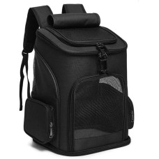 Рюкзак-переноска для питомцев до 10кг, черная