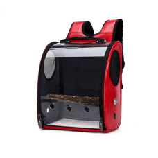 Рюкзак-переноска для питомцев маленького размера, 35х40х25, красная